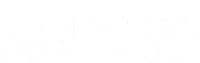 White ANZ logo with bold letters and a three-petal design on transparent background, used by Mortgage Broker Gold Coast partners.